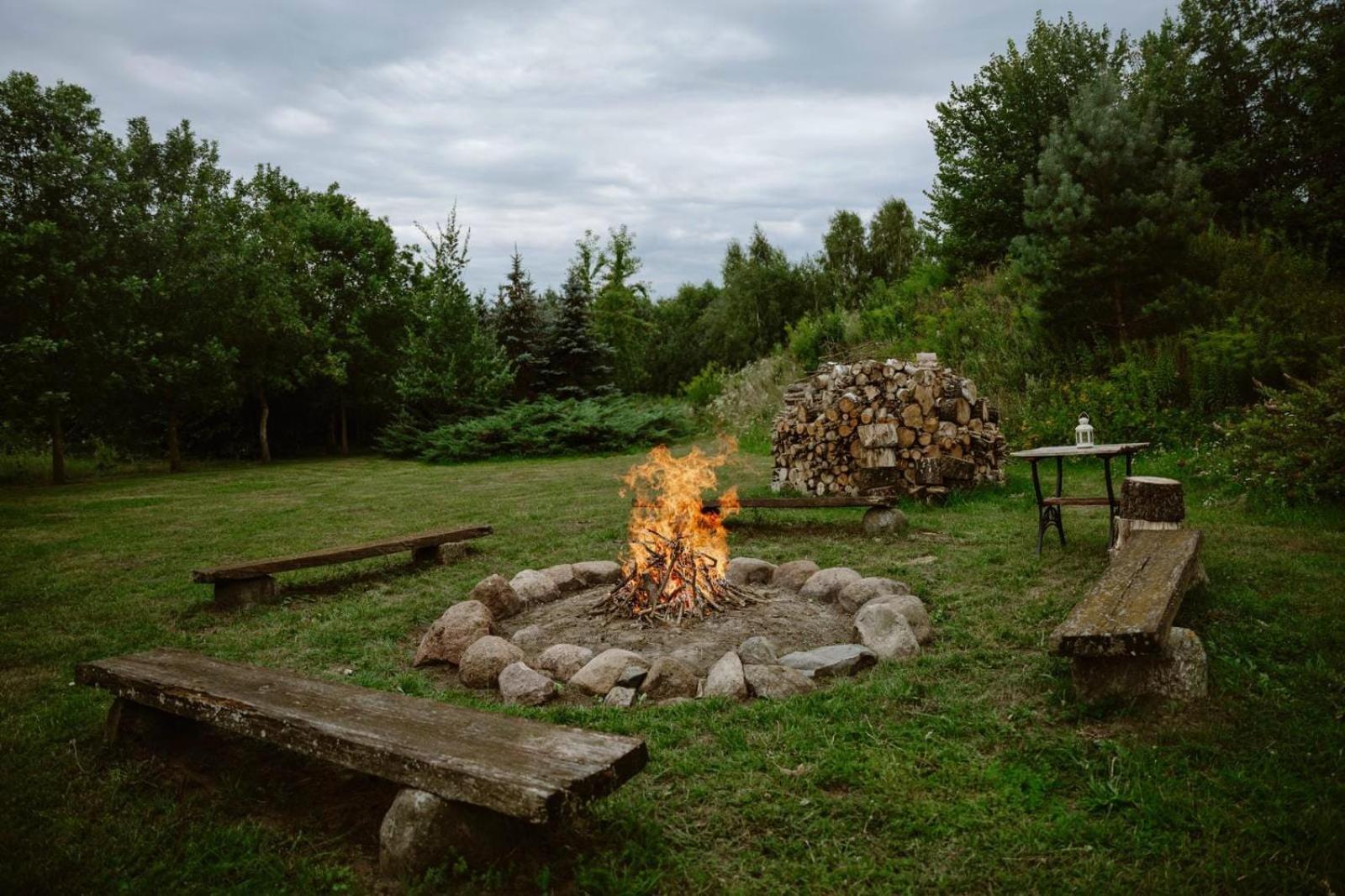 Zielona Parcela Pisz Exteriér fotografie